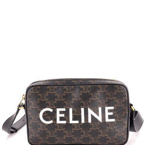 Celine Medium Logo Messenger Bag